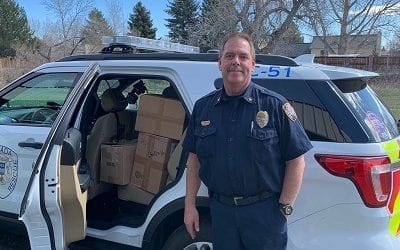 MT2 Firing Range Services Proudly Donates PPE to Local Law Enforcement Encouraging Others to Help Join the Cause.